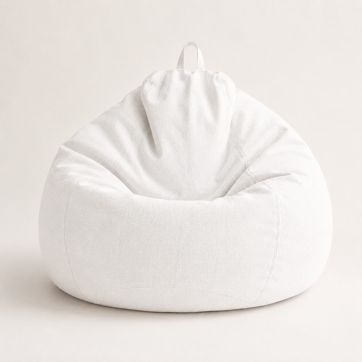 Pouf en lin et coton