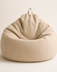 Pouf en lin et coton