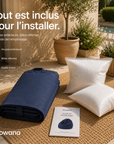 Pouf d'extérieur imperméable — Confort personnalisé